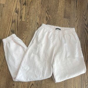 Light Pink Brandy Melville Sweatpants one size